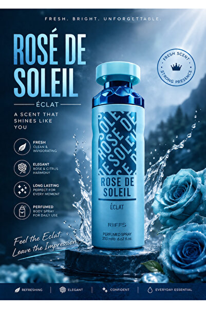Riiffs Rose De Soleil Eclat Perfumed Spray 200 Ml