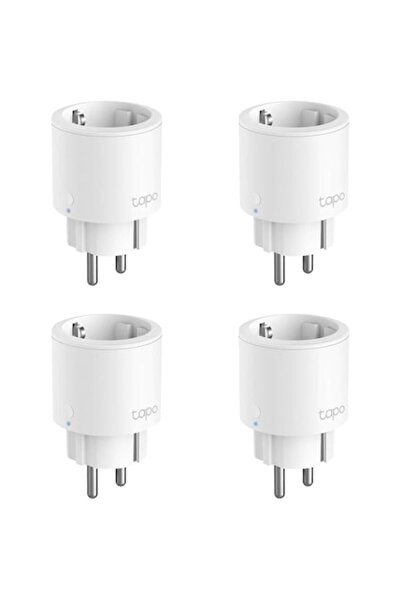 TP-LINK Mini Tapo P115 Priză Inteligentă, Pachet de 4, Wi-Fi, Monitorizare Co...