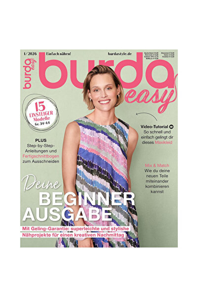 Burda Style Revista Easy 01/2026 editata in limba germana