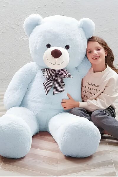 Sole 160 Cm Imported Fabric Plush Bear with Bow Tie Giant Size, Gift for Love...
