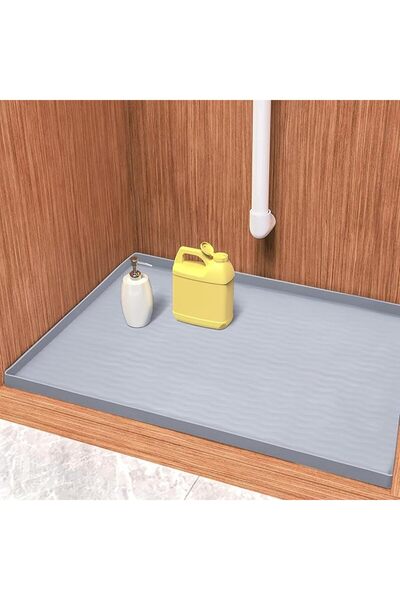 GENERAL URMONA Waterproof Silicone Under Sink Mat Shelf Liner for Kitchen and...