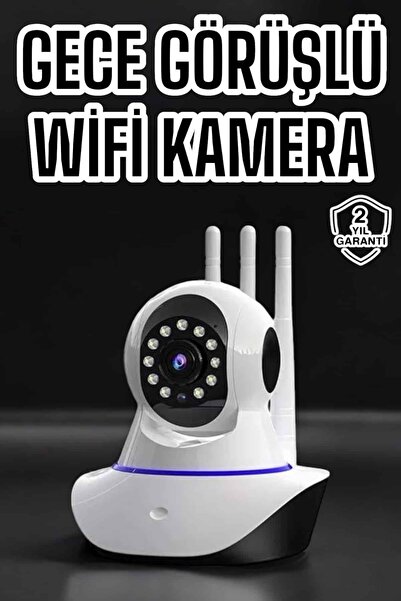 KÜÇÜK HAZİNE Ev Kamerası Wifi Kamerası Video Kayıt Çift Yönlü Hareket Sensörü...