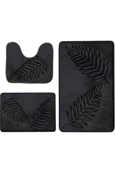 URbazaar 3 Pcs Bath Mats,Bathroom Rug Sets, Bathroom Mat, Bath Rugs Set for T...
