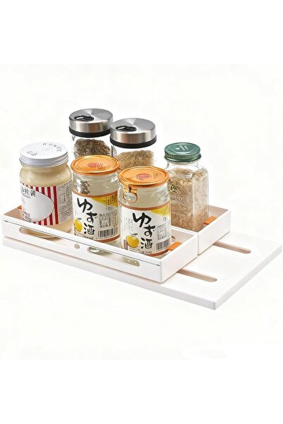 GENERAL Pull Out Cabinet Organizer,Expandable Drawer Spice Organizer with Adj...