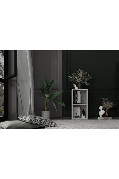 Vivense LEKSA RAFLI KİTAPLIK 35 CM BEYAZ KTP-1001