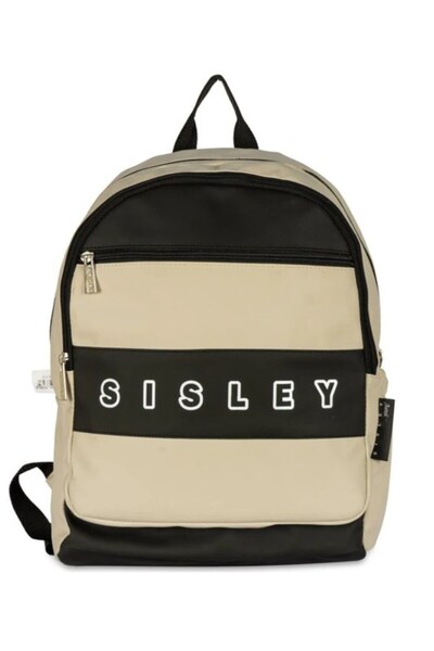 Sisley Boy's Written 2-Compartment Backpack Colorful