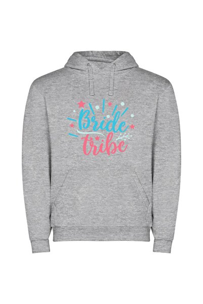 iLovePrints Tribal Wedding Bliss Φούτερ με κουκούλα σε χρώμα Γκρι