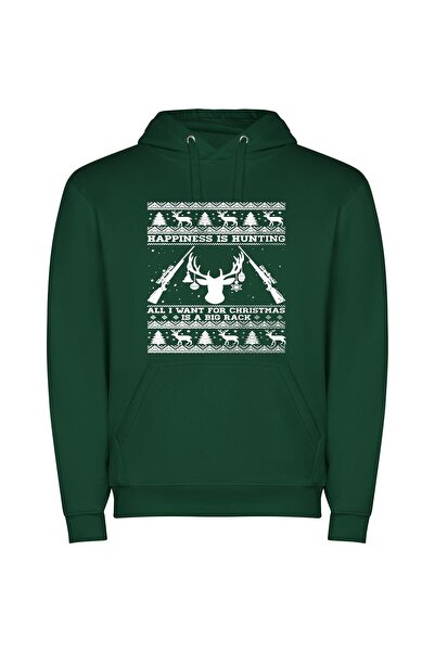 iLovePrints Deer, Rifle, Joy: A Rudolph-Inspired Christmas! Φούτερ με κουκούλ...