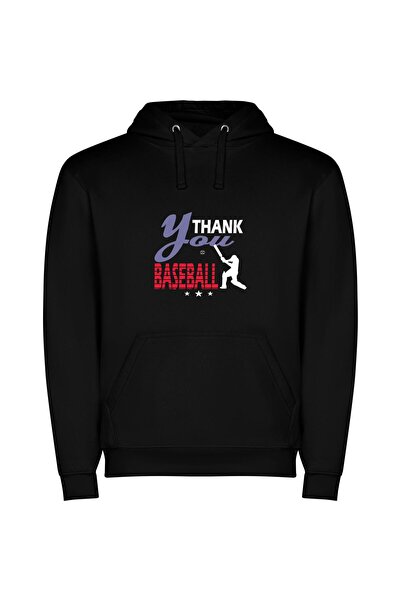 iLovePrints Bat's Thanks in Style Φούτερ με κουκούλα σε χρώμα Μαύρο