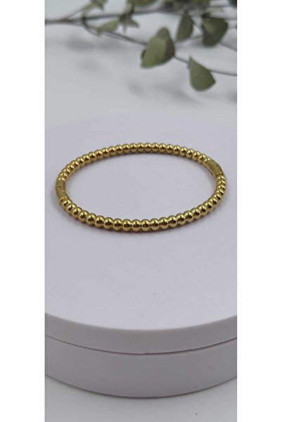 Yaseminli Butik Gold Color Bead-Looking Bracelet