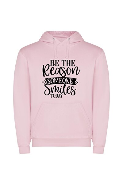 iLovePrints Endearing Grins Collection Φούτερ με κουκούλα σε χρώμα Ροζ