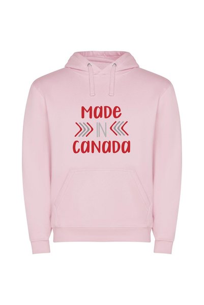 iLovePrints Canadian Masterpiece 2019 Φούτερ με κουκούλα σε χρώμα Ροζ
