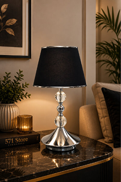 Generic Brand X44 Series Table Lamp Shade Metal Leg Fabric Headboard Pine Acc...