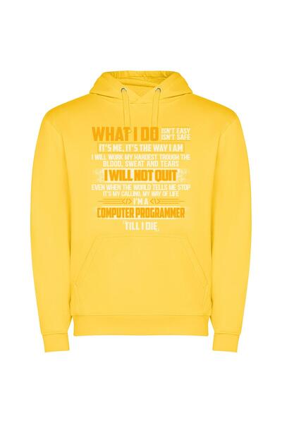 iLovePrints Unyielding Programmer: 2013 Start Φούτερ με κουκούλα σε χρώμα Κίτ...