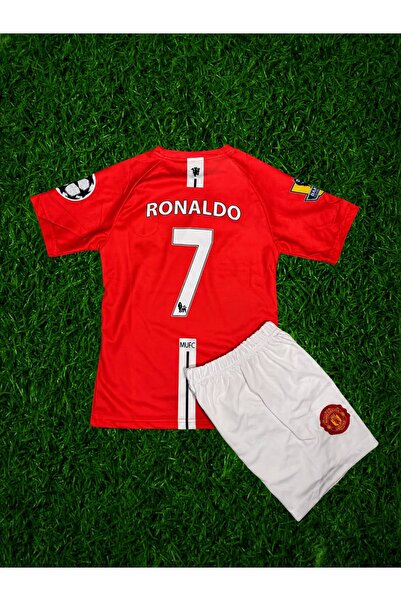 Forma Manchester/united Moskova 2008 Sezonu Cristiano Ronaldo kısa Kol Çocuk ...
