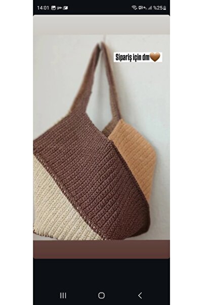 ARTTMACRAME حقيبة نسائية محبوكة يدويًا