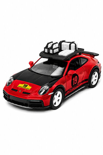 Vardem Kinsmart Pull and Drop Porsche 911 Rallye with Trunk