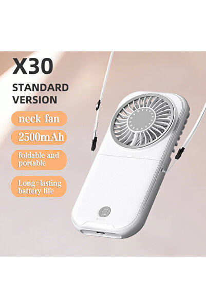 Choice1 مروحة صغيرة محمولة باليد X30 USB بيضاء، مروحة مكتب صغيرة قابلة للطي ف...