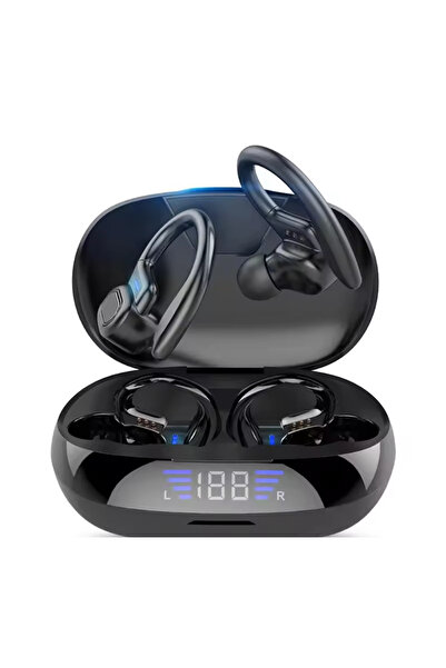 Choice Black SP16 Wireless Earbuds Ear Hook Sports Stereo Headset HiFi Waterp...