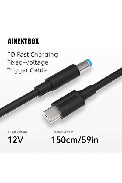 Choice5 PW12-1M5 9-20V 5A 100W PD Trigger Cable, Fast Charging Fixed-Voltage ...
