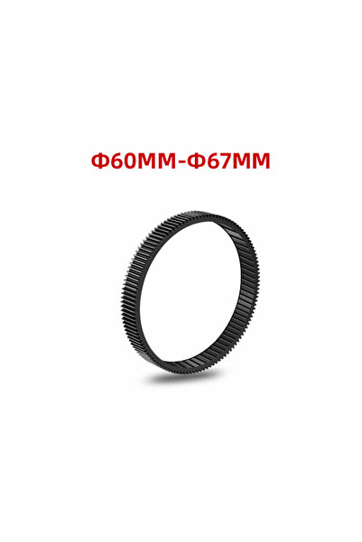 Choice3 60-67mm For CANON NIKON Camera Seamless Focus Gear Ring 360 Rotation ...