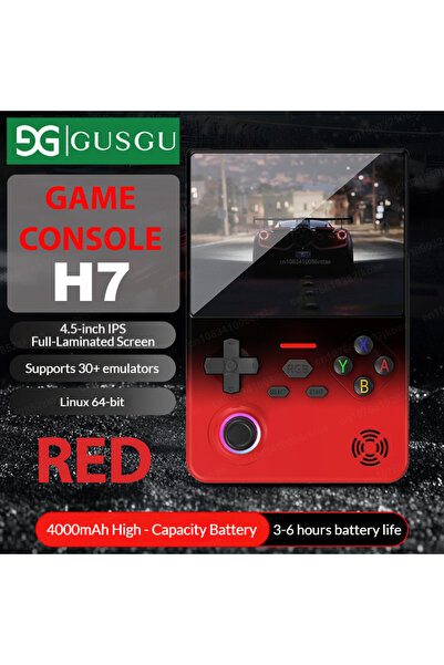 Choice19 Standard No Game H7 Red Color New GUSGU H7 Handheld Game Console 4.5...