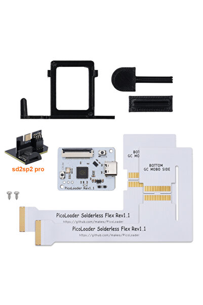 Choice1 كابل SD2SP2 PRO بدون لحام Rev1.1 PicoLoader Flex مبني على Pi Pico RP2...