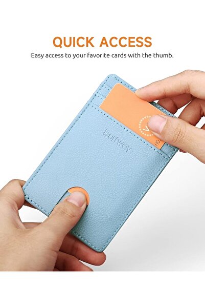 Buffway Mens RFID Blocking Slim Bifold Wallet Minimalist Leather Small Wallet...