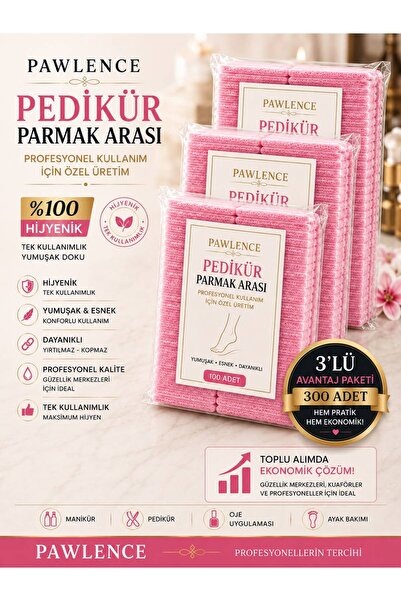 PAWLENCE 300 قطعة من أدوات العناية بالأظافر للاستخدام مرة واحدة