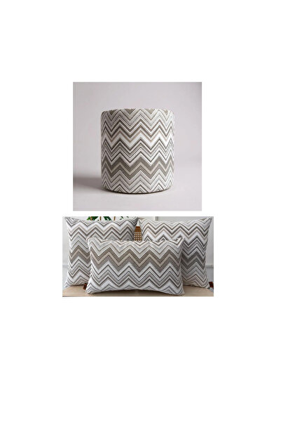 Elanora Home Decorative Cushion Cover, High-Quality Woven Fabric, Combination...