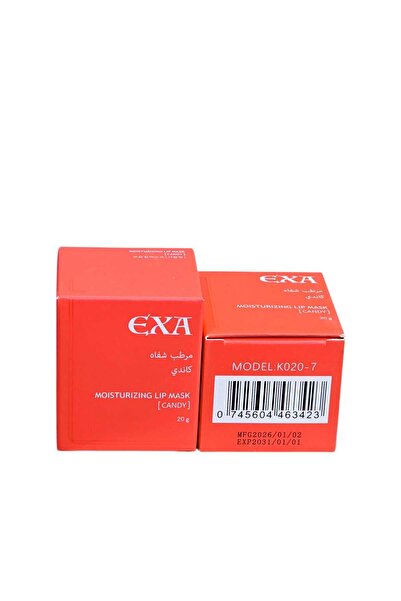 EXA ماسك مرطب الشفاه كاندي لإصلاح وتنعيم الشفاه الجافة من إكسا (20 جرام)