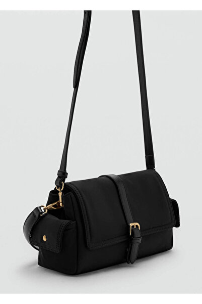MANGO Woman Buckle pocket shoulder bag