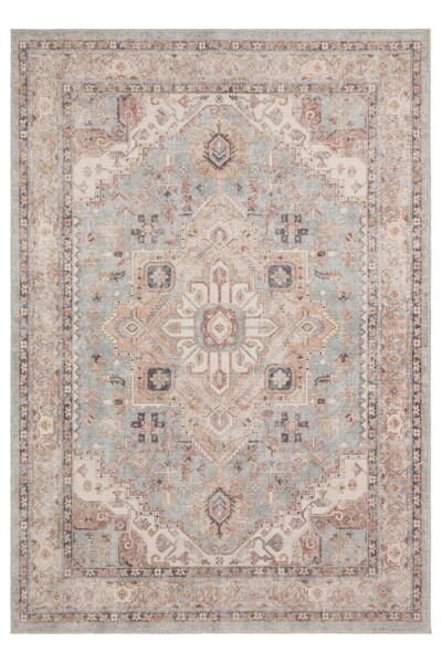 Neşem Halı Boutique EKO HALI Elista Vintage ELS 204 Blue Beige Vintage Tasarı...