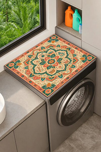 Valerine Life Clothes Dryer Top Organizer Mat, Liquid-Proof Cover, Decorative...