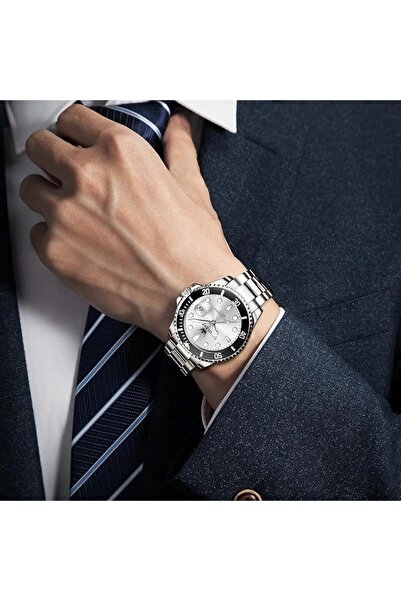 OLEVS Watches for Women Dress Roman Numerals Diamonds Stainless Steel Waterpr...