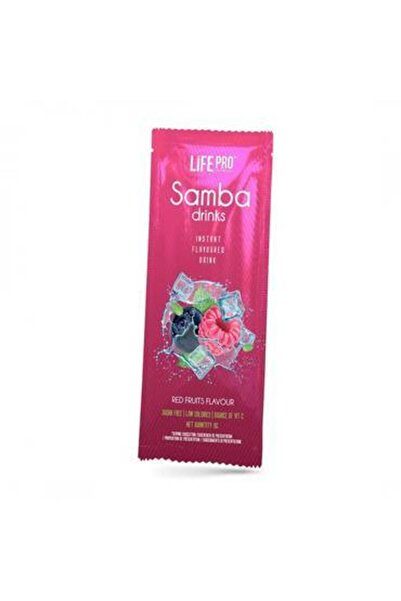 Samba Flavored Water Drink Powder Sugar-Free 9g Makes 1.5L of Drink - Berry
