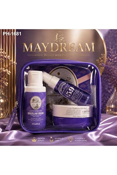 MAYDREAM مجموعة العناية والتألق المتكاملة البنفسجي من ماي دريم (MAYDREAM)
