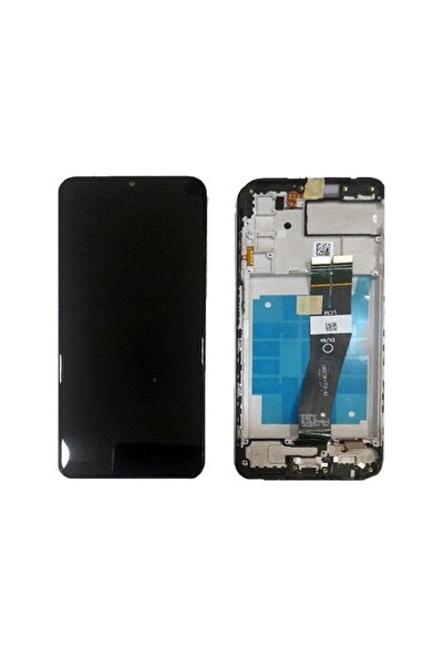 Samsung Γνήσια Οθόνη Και Μηχανισμός Αφής Με Πλαίσιο Μαύρο Galaxy A03s A037G G...