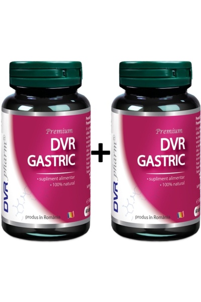 DVR Pharm Pachet Gastric formula Carbune activat digestiv, calmant gastric, a...