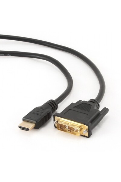 Gembird Cablu video CC-HDMI-DVI-15 HDMI DVI 4 5 m adaptor aurit