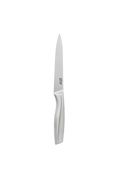 FİVE Cuțit utilitar din oțel inoxidabil - lamă 13.3cm - Silver Precision