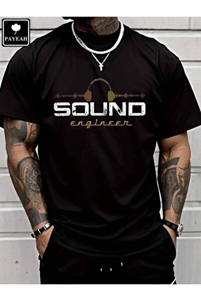 LİNA06 PAYEAH Printed 100% Heavy Cotton T Shirt Audio Music Production Sound ...