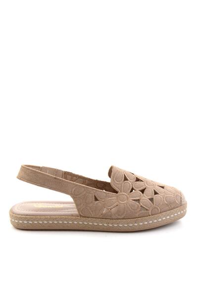 Bambi Vizon Kadın Espadril K01117009009