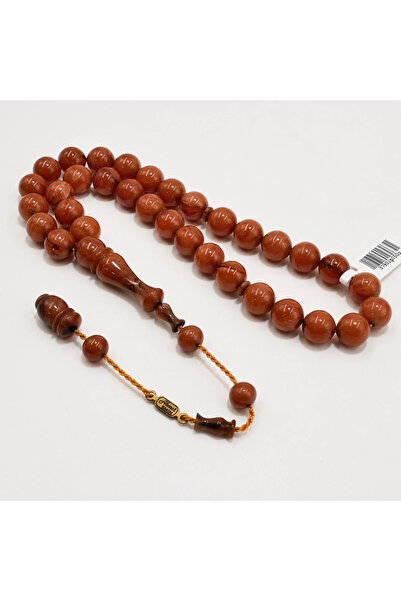 Generic Brand Fatouran Rosary – 33 Beads 10.5mm Reddish-Brown Round Prayer Ta...