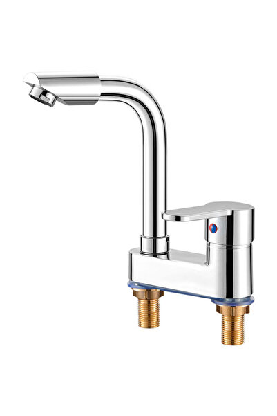 STARSTAR Two-hole bathroom sink faucet, hot and cold water combination faucet...