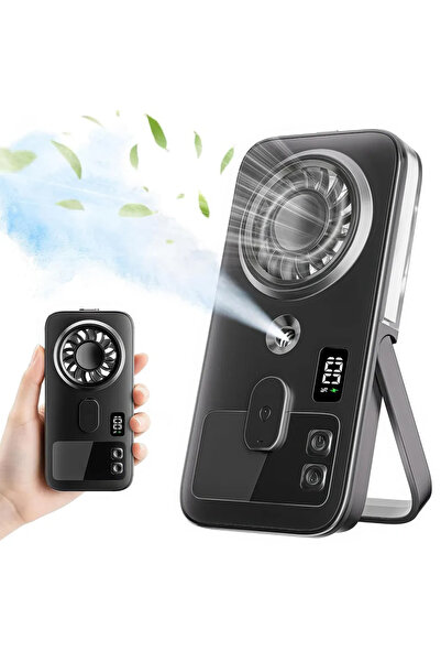 STARSTAR Handheld water-cooled fan, portable mini sprayer, wireless fan with ...