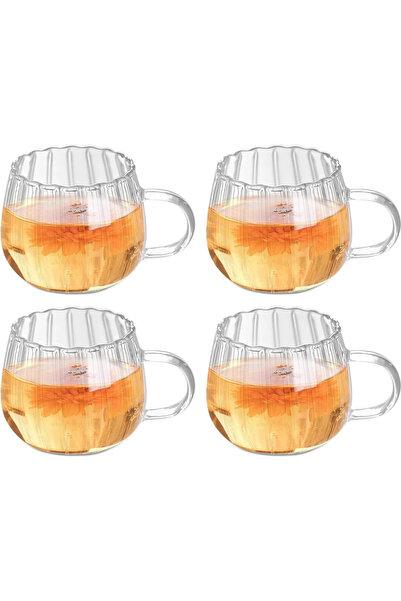 Morvena Picks Cana cu dovleac, cană din sticlă de toamnă de 400 ml, cană tran...