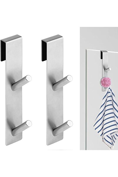 STARSTAR 2-piece bathroom hook set, double towel hooks, shower enclosure, gla...