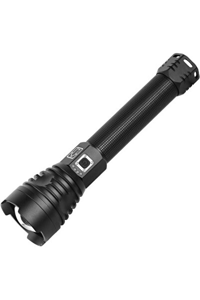 STARSTAR Rechargeable LED flashlight - USB, with battery indicator, high powe...