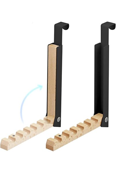 STARSTAR 2-piece folding door hooks, coat hangers, foldable door hangers, no-...